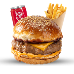 1/2lb Cheese Burger Meal 